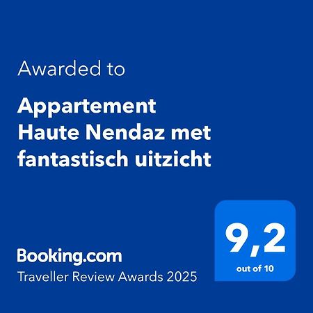 Appartement Haute Nendaz Met Fantastisch Uitzicht Экстерьер фото